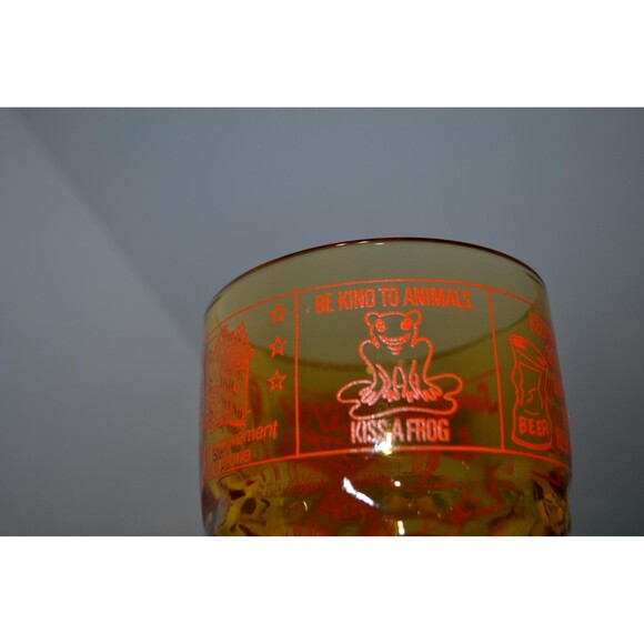 Vintage Beer Mug 1970s Amber Comic Sayings - Picture 6 of 7